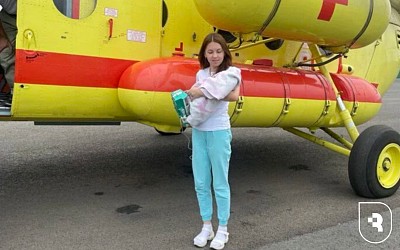 A newborn with pathology was saved through sanitation