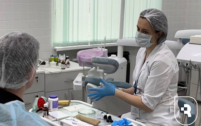 Мастер класс для будущих стоматологов